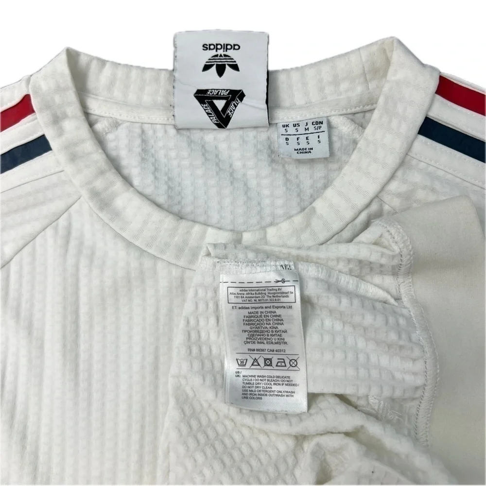 PALACE Adidas Fall 20 Spell Out White Sweatshirt